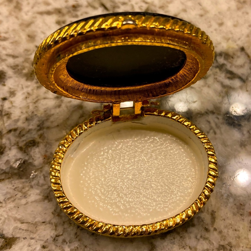 Liberty Bell Solid Perfume Compact/Container - Ra… - image 6